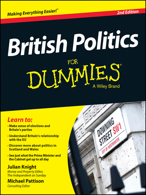 Cover image for British Politics For Dummies
